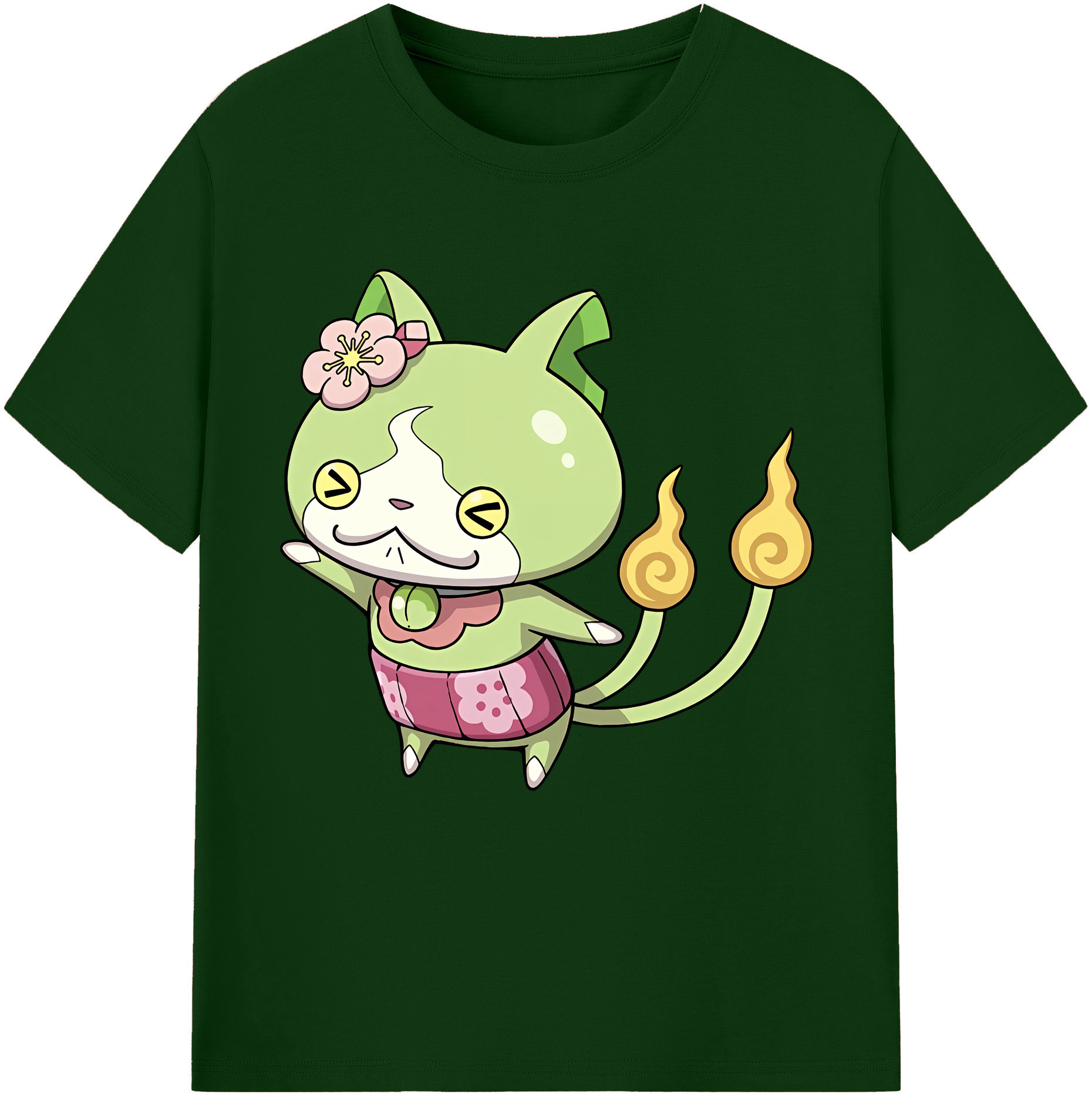 （画像用） 妖怪ウォッチ Yo-kai Watch 綿100％半袖Tシャツ（フロントプリント）